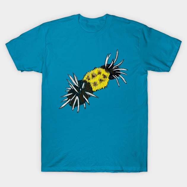 Yellow Spotted Tussock Caterpillar T-Shirt by shehitsback